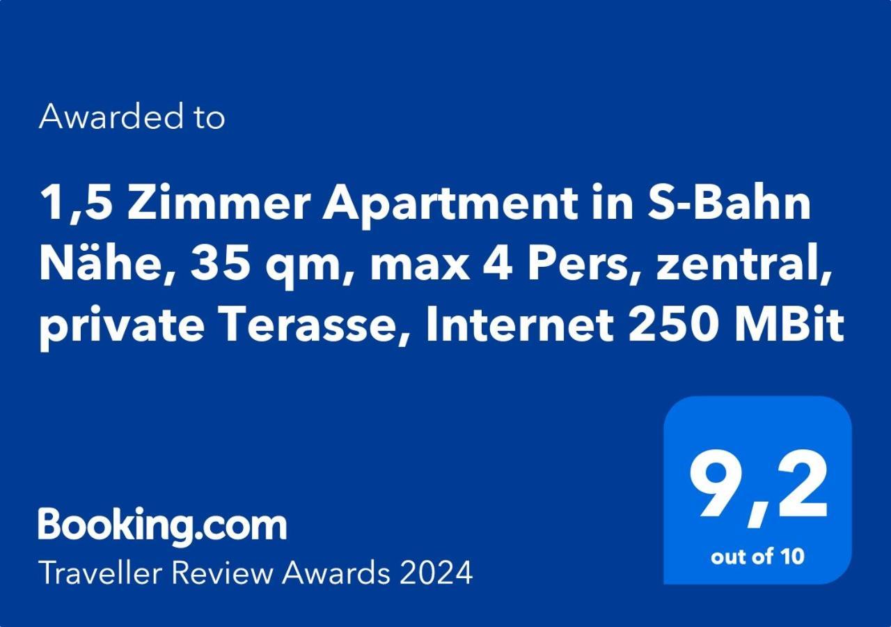 1,5 Zimmer Apartment In S-Bahn Naehe, 35 Qm, Max 4 Pers, Zentral, Private Terasse, Internet 250 Mbit Gärtringen Extérieur photo